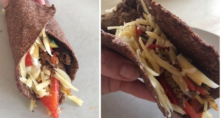 flaxseed wraps vegan paleo keto