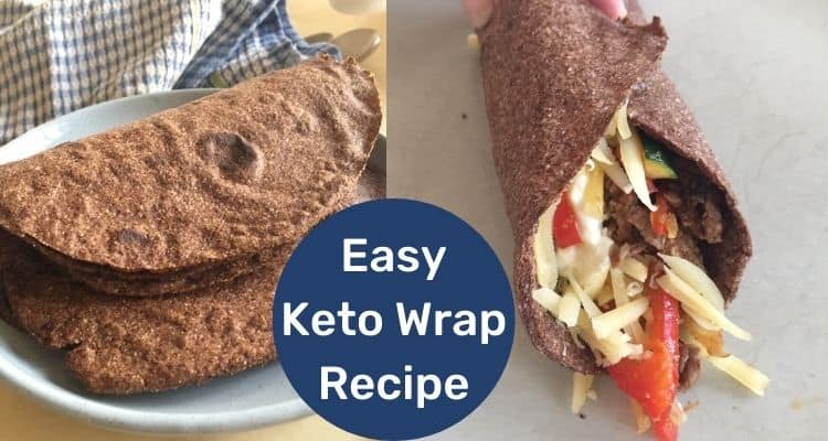 Keto Wrap Recipe | LOW CARB TORTILLA STYLE WRAPS