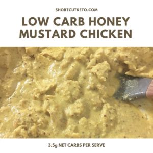 low carb honey mustard chicken